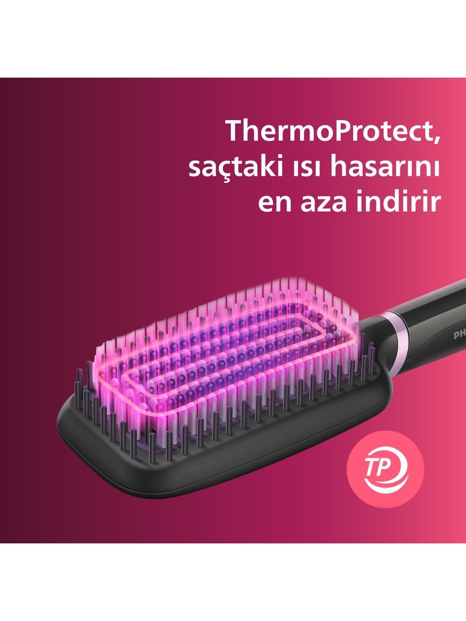 Philips BHH880/00 StyleCare Essential Isıtmalı Düzleştirme Fırçası