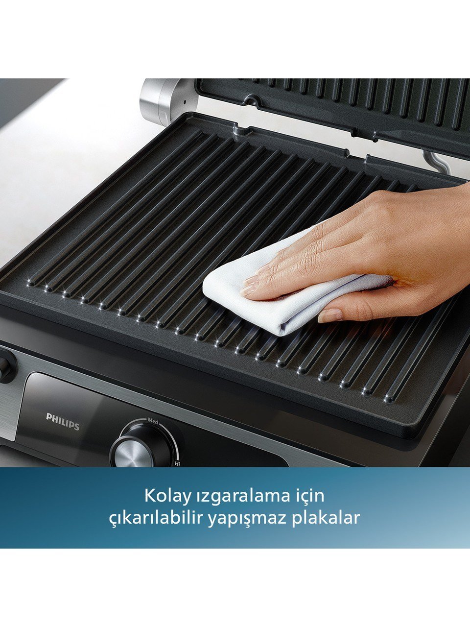 Philips HD6301/90 İnox Tost Makinesi