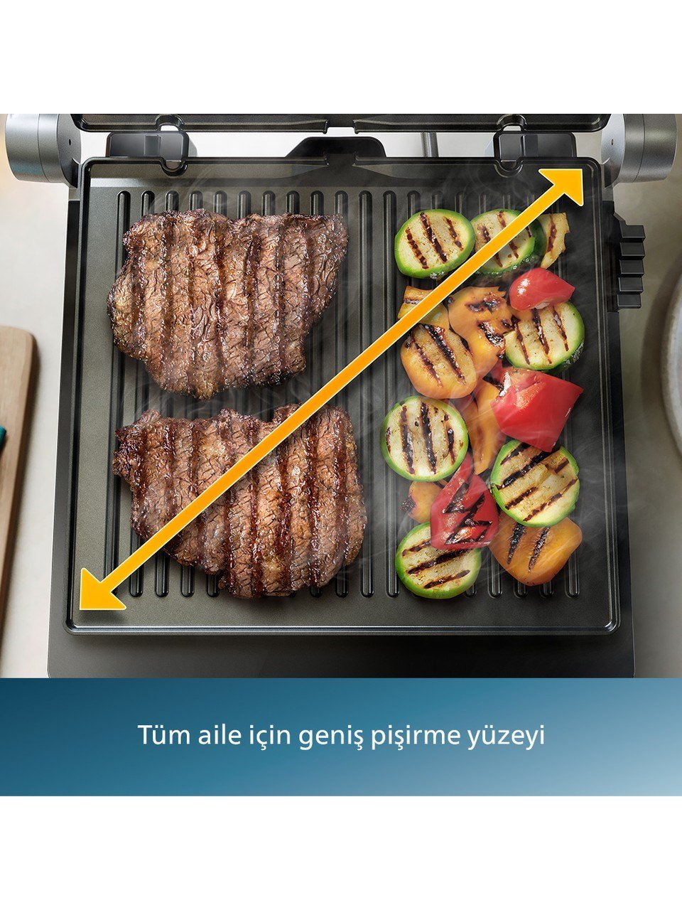 Philips HD6301/90 İnox Tost Makinesi
