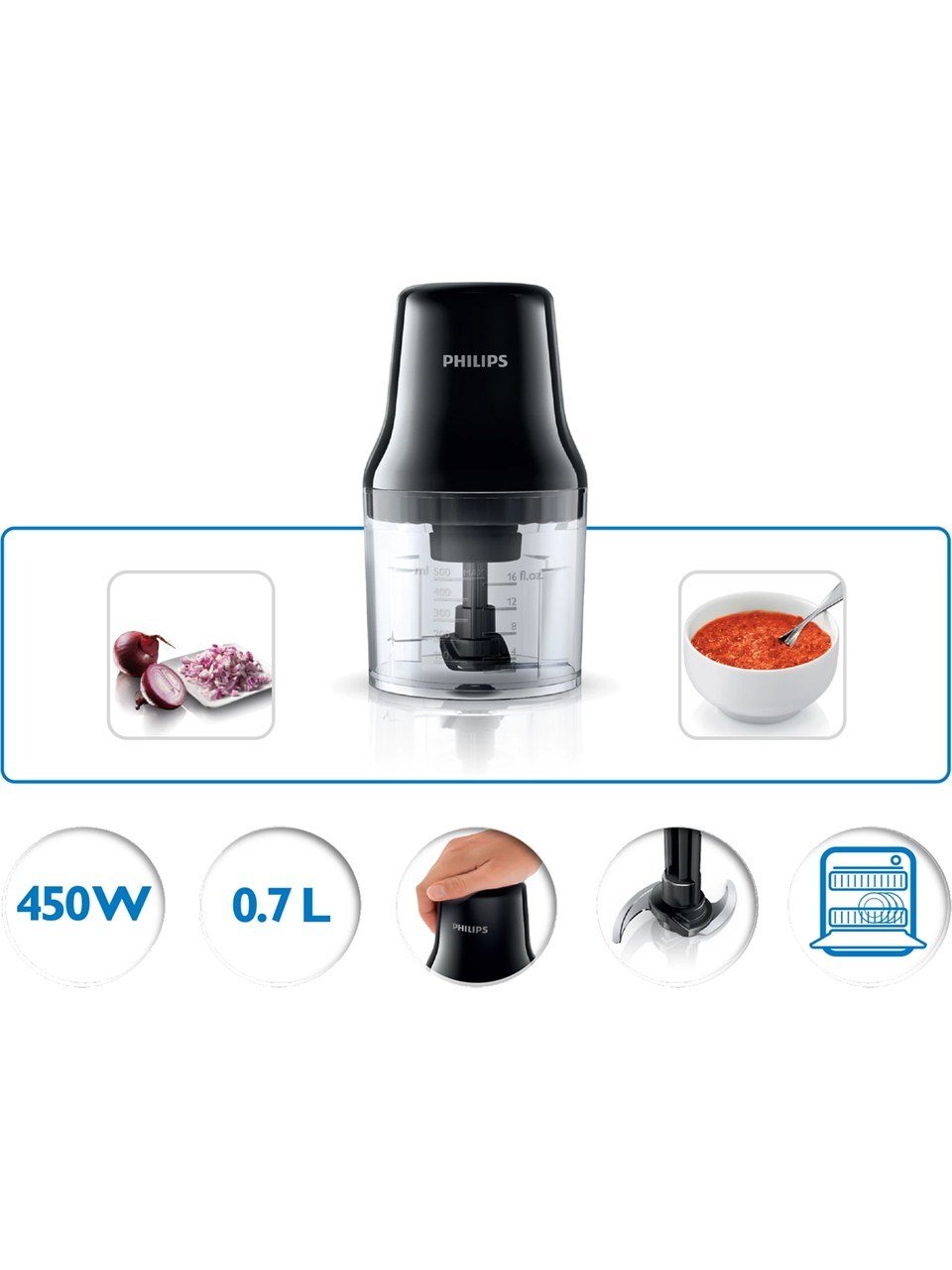 Philips HR1393/90 Doğrayıcı Rondo