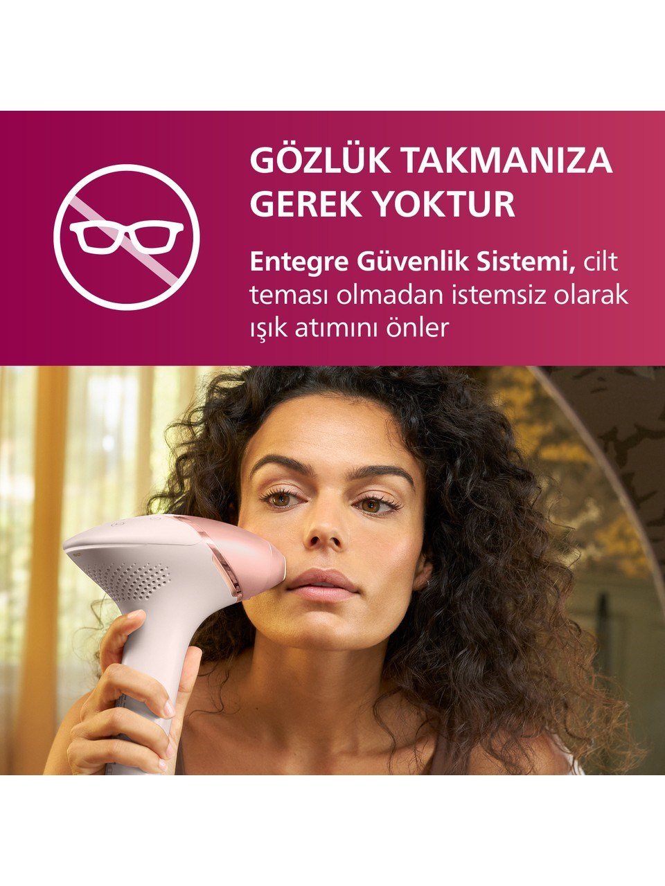Philips Lumea 8000 Serisi IPL Tüy Alma Cihazı Beyaz Renkli Kablosuz Cilt Temas Sensörü