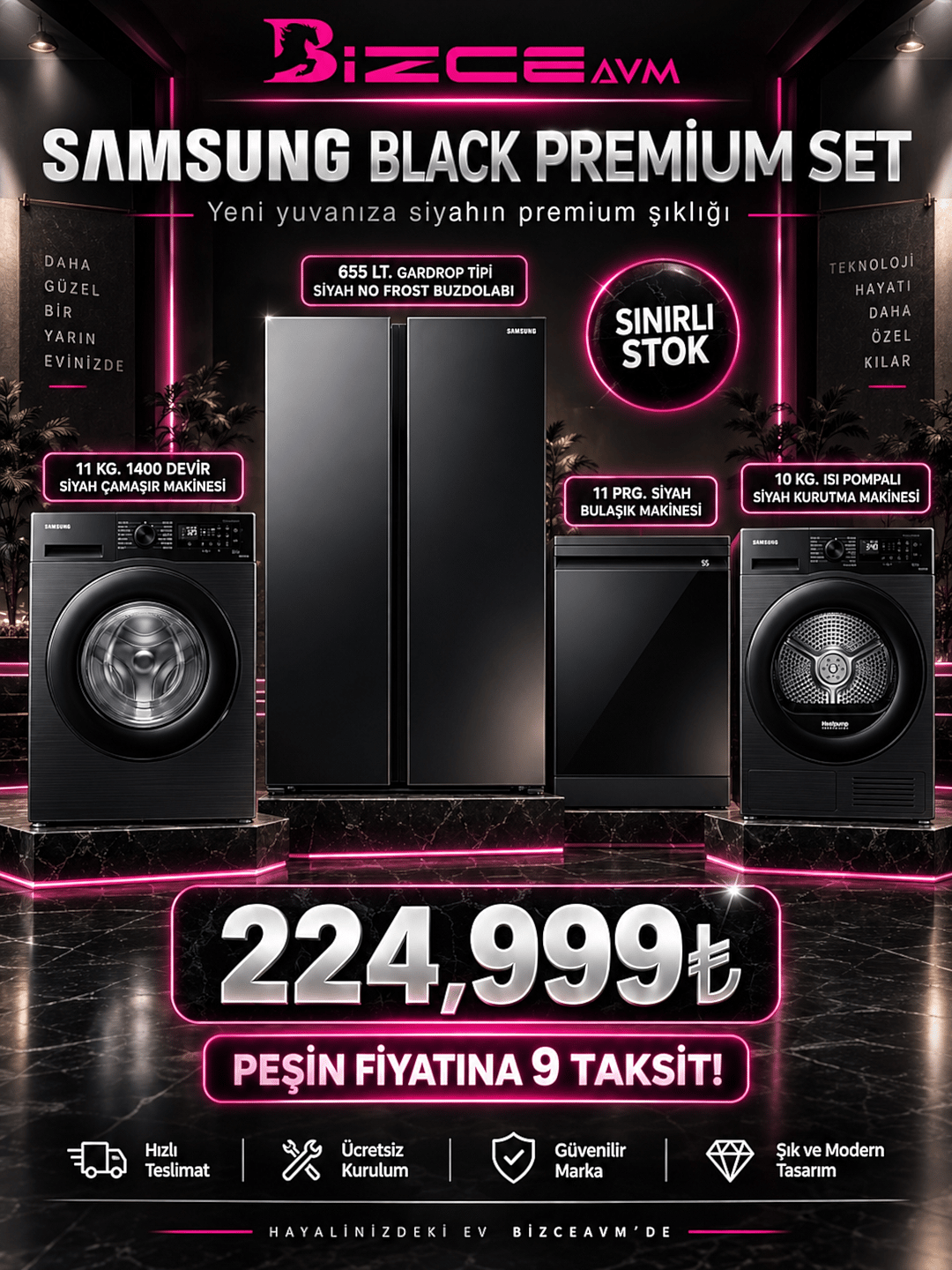 Samsung Black Premium Set