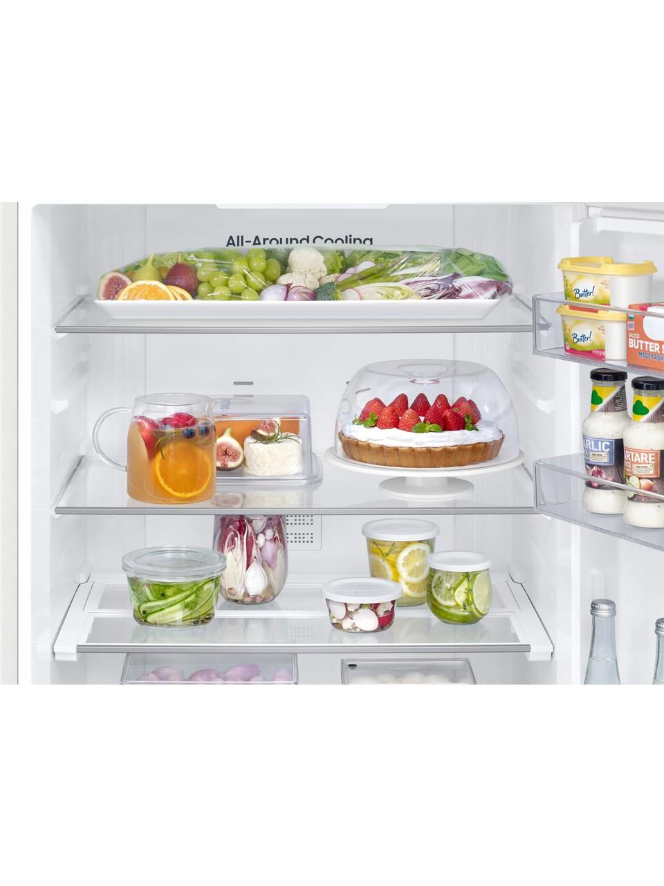 Samsung RB50DG601EWWTR 508 Lt Alttan Donduruculu No-Frost Buzdolabı, Wi-Fi