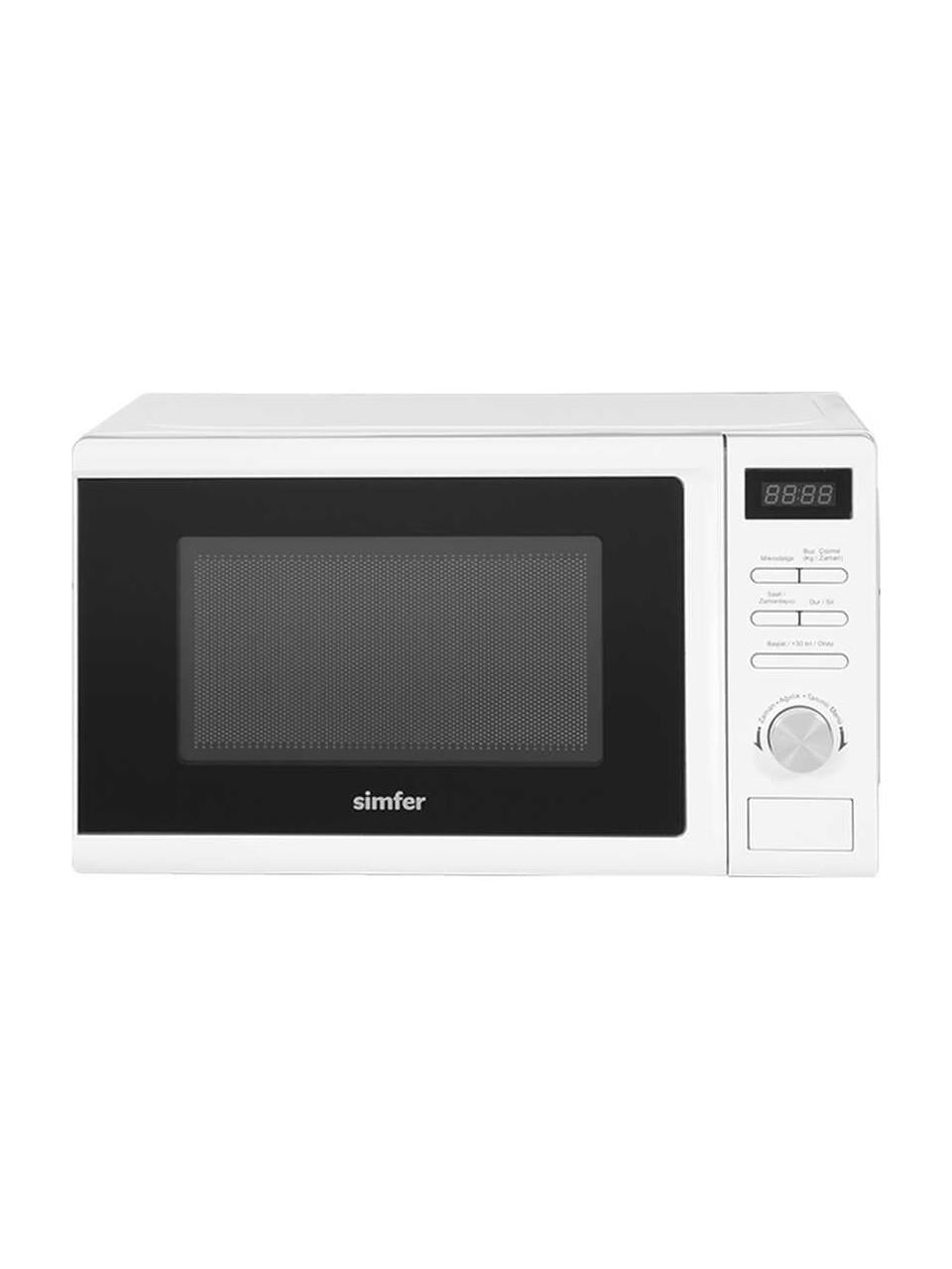 Simfer 4602 Beyaz 20 Litre Mikrodalga Dijital Fırın
