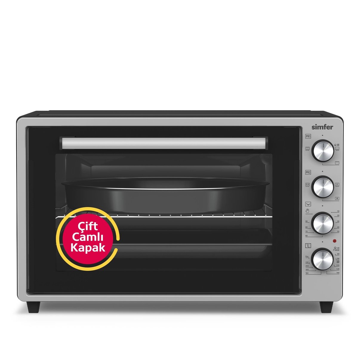 Simfer 7033 Inox 70 lt Turbo Midi Fırın