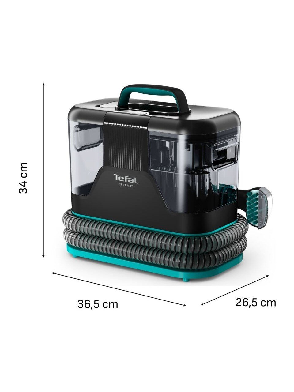 Tefal Clean It Hızlı & Kolay Taşınabilir 750 Watt 2,3 Litre Kapasiteli Leke & Halı Temizleyici