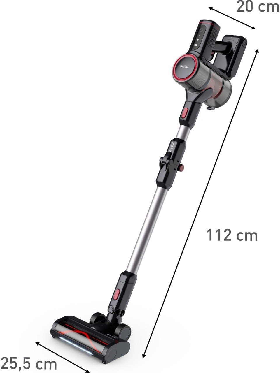 Tefal TY6T90TR X-Force Flex 8.60 Max Aqua Kablosuz Şarjlı Dikey Süpürge