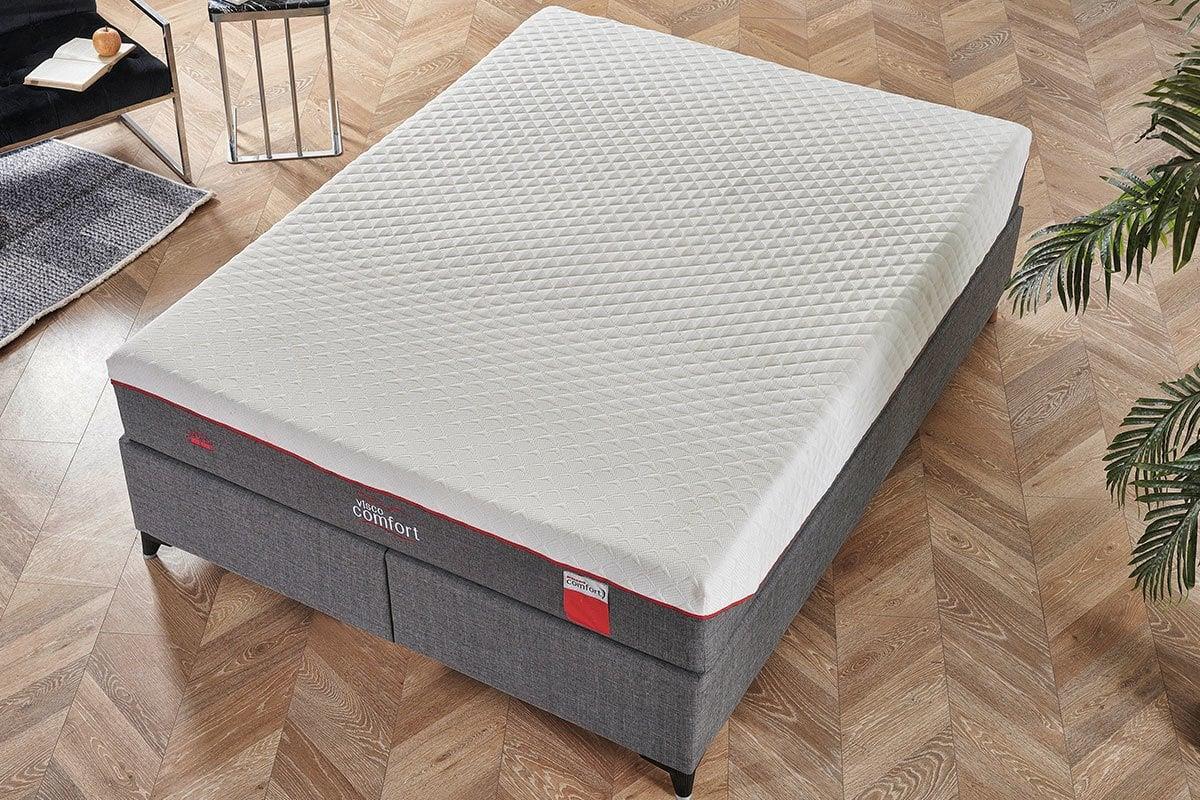 Visco Comfort Visco ve Kuş Tüyü Sünger Ortopedik Yıkanabilir Fermuarlı Kılıflı 4 Mevsim Yatak Seti