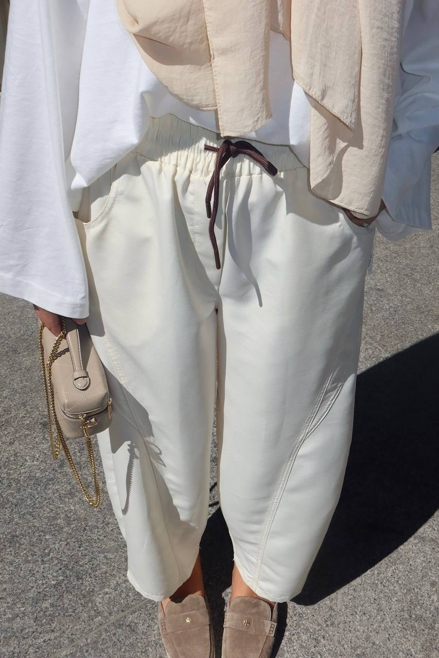  Alesta Kanvas Pantolon Ekru (7019)