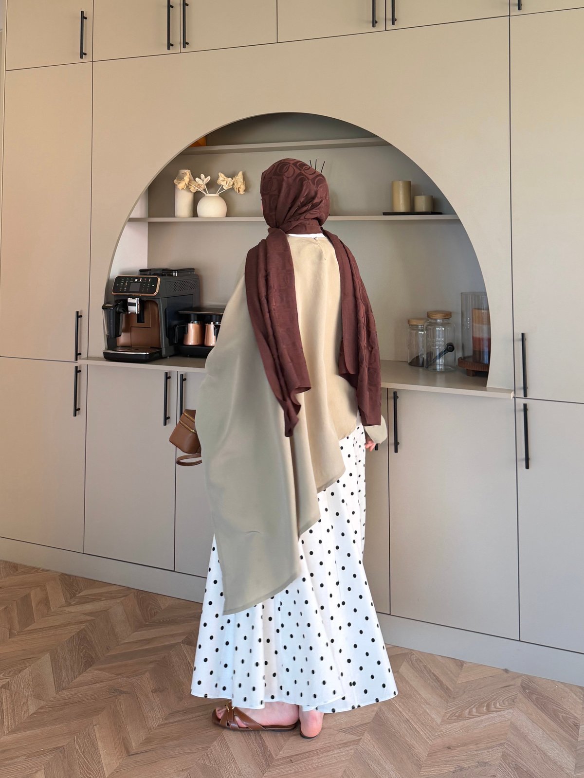 Asya Asimetrik Kesim Bluz Haki (4509)