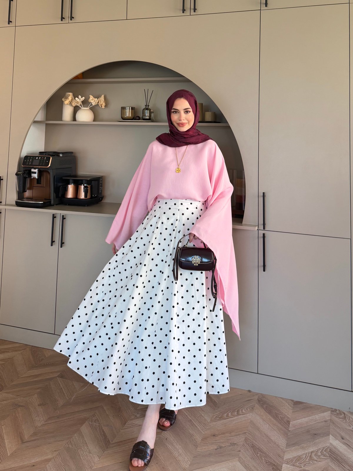 Asya Asimetrik Kesim Bluz Pembe (4509)