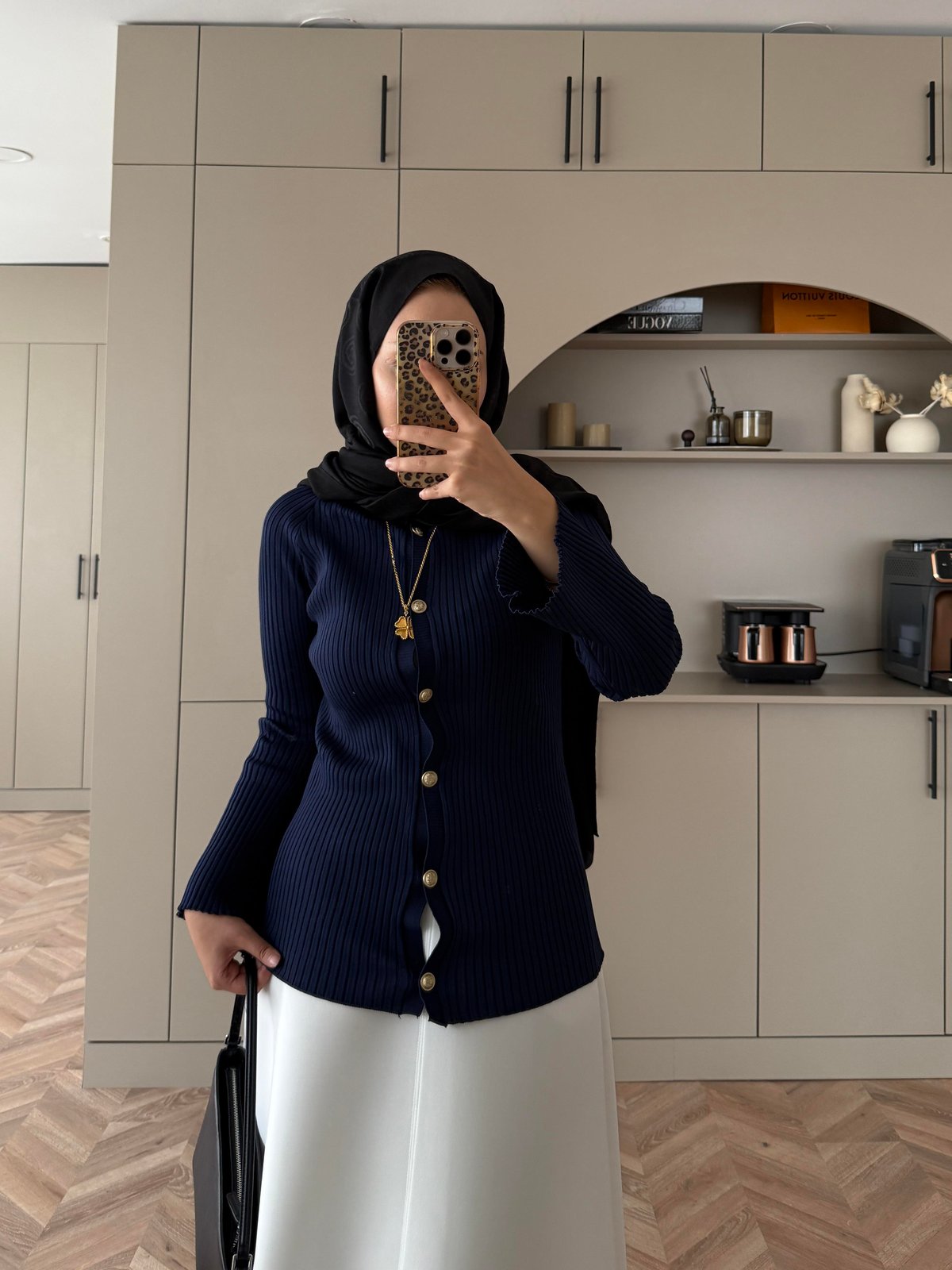 Aura Hırka Lacivert