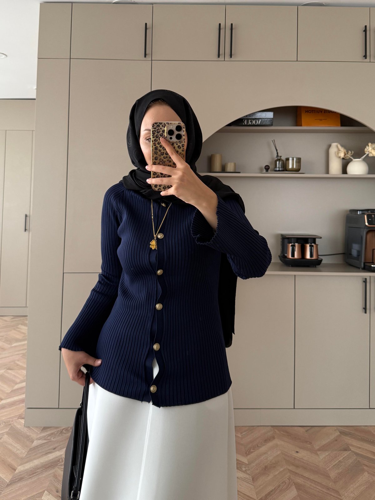 Aura Hırka Lacivert