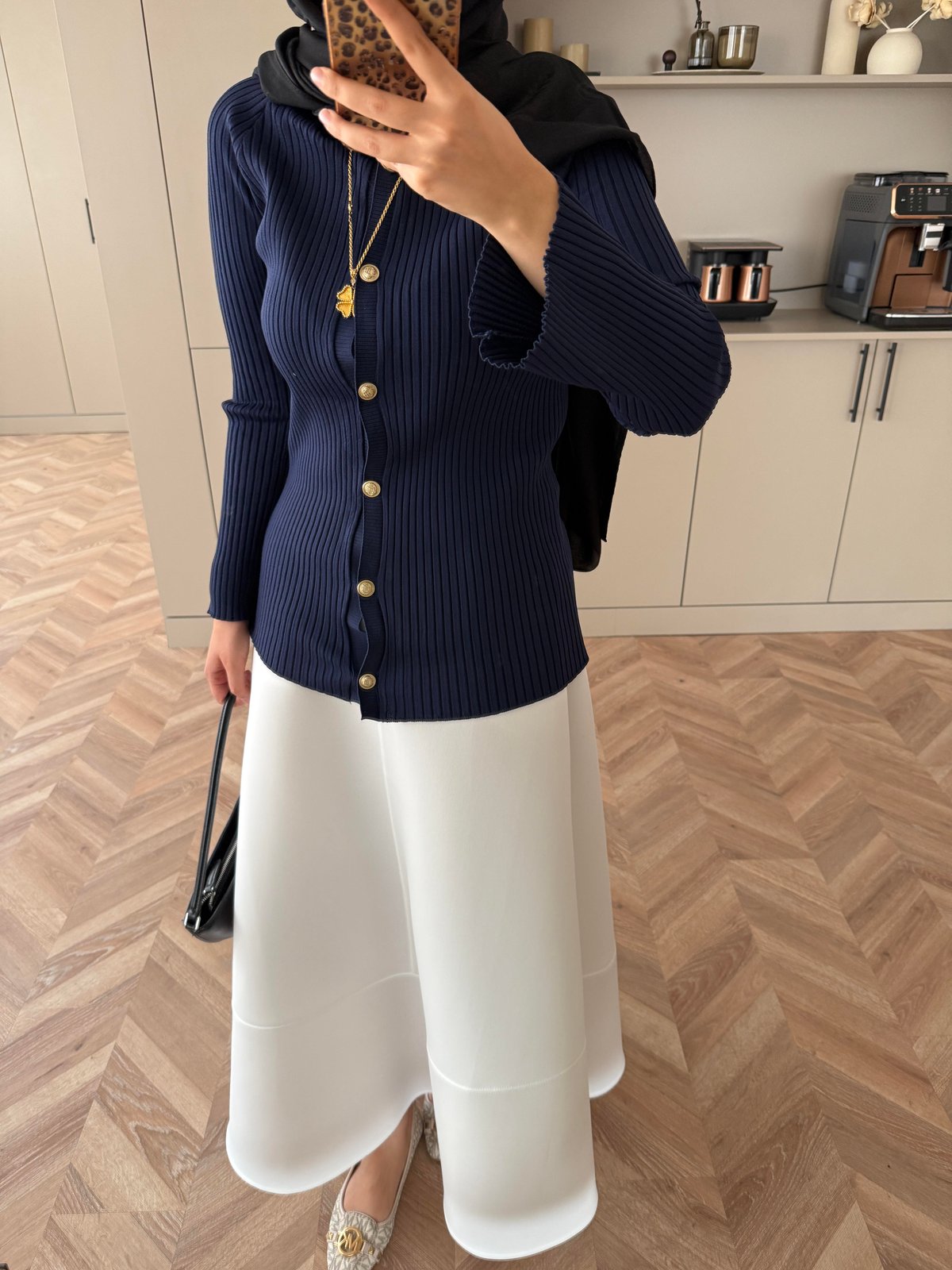 Aura Hırka Lacivert