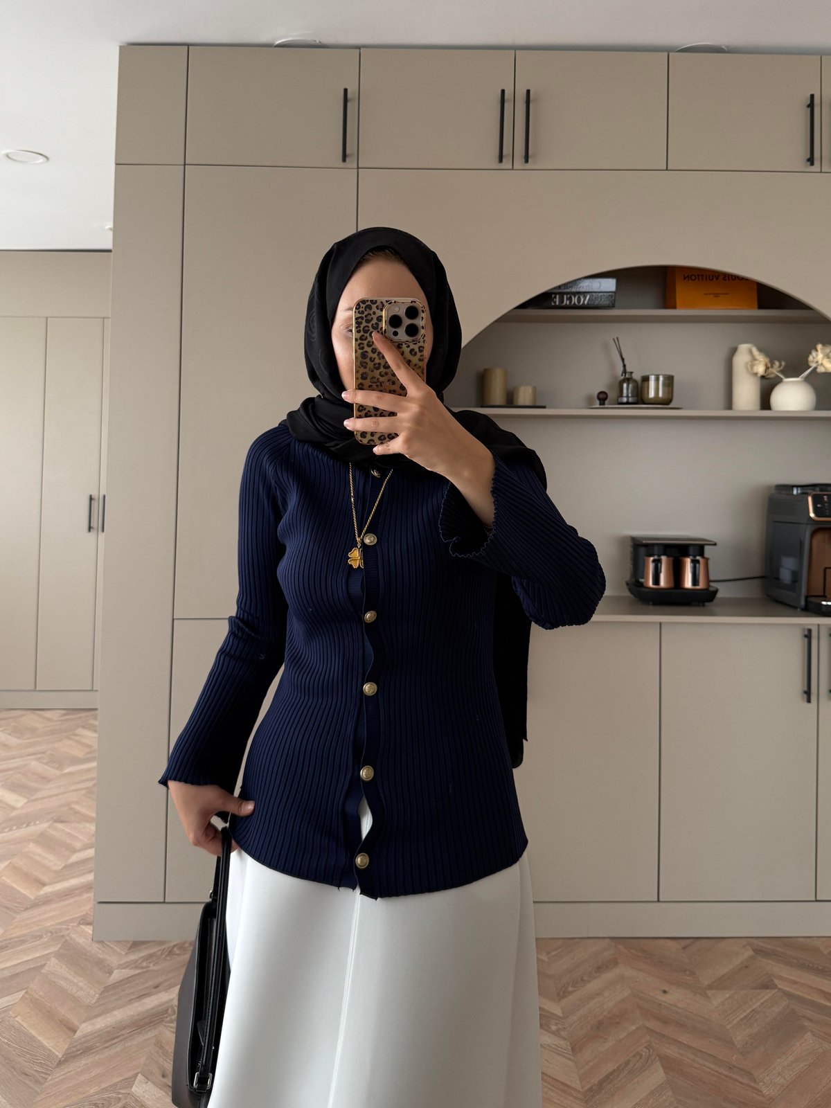 Aura Hırka Lacivert