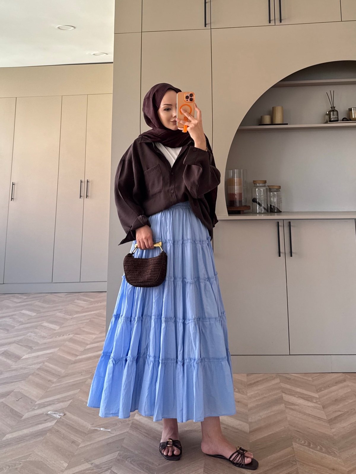 Bella Kat Kat Etek Mavi (3355)