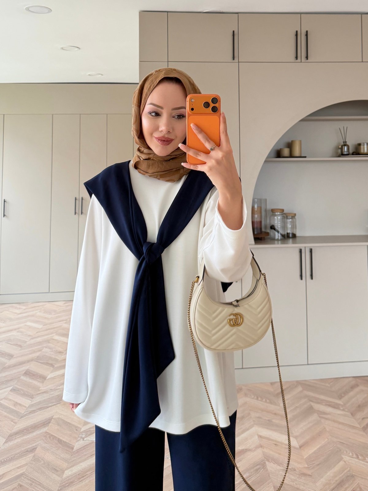 Blush Atkılı Eşofman Takım Lacivert 