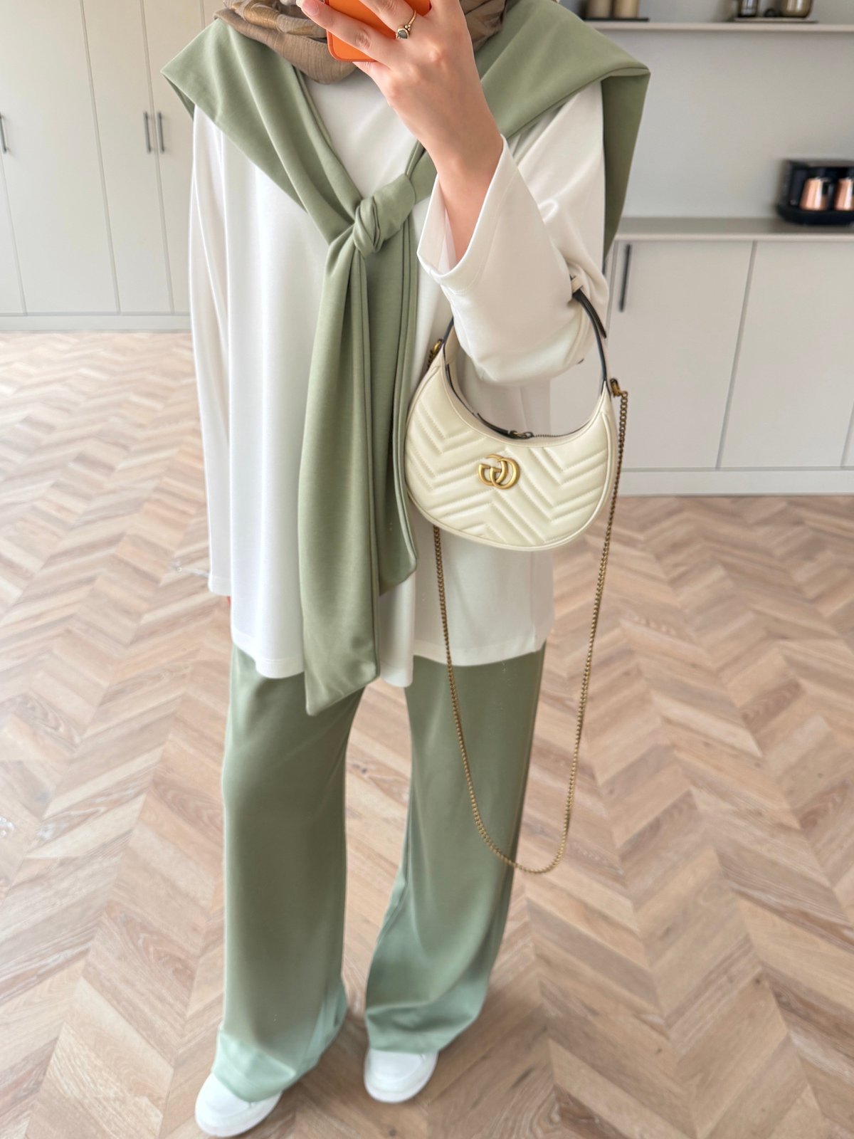 Blush Atkılı Pantolon Takım Haki 