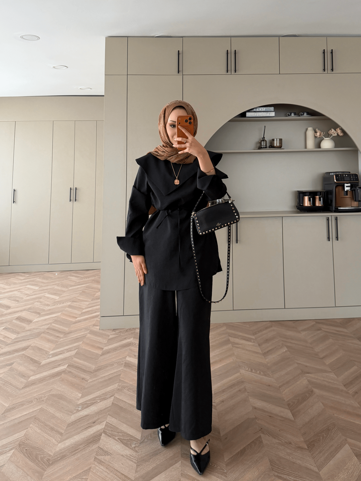 Calm Asimetrik Yaka Cupra Takım Siyah (488)