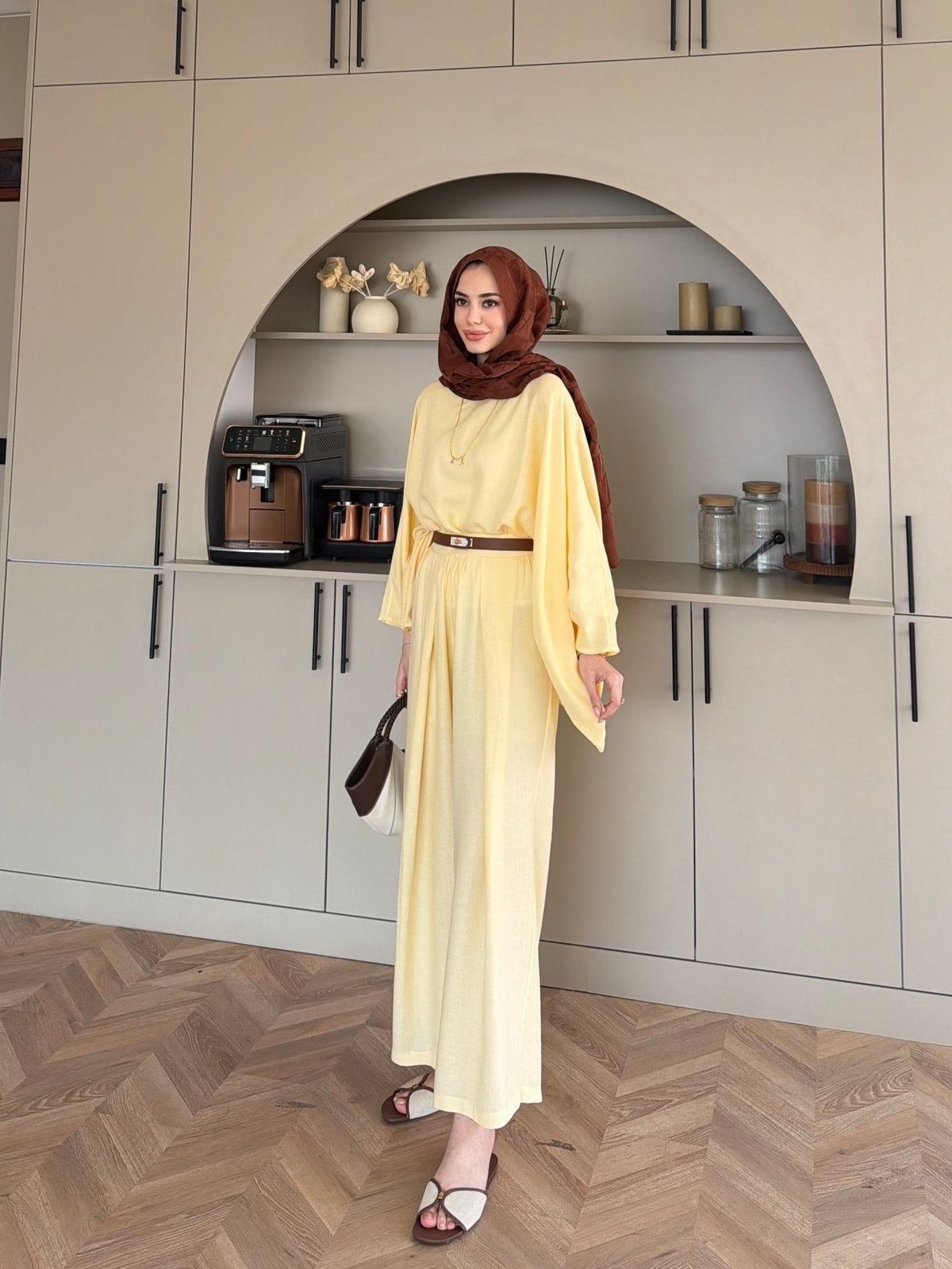 Chaos Asimetrik Pantolonlu Takım Butteryellow (4535)