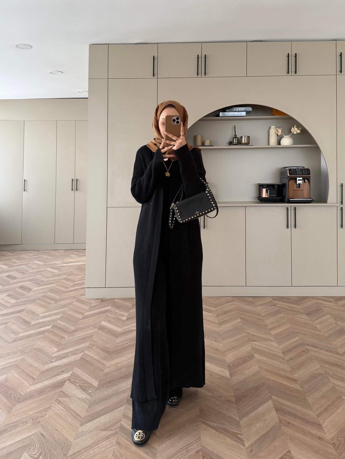 Ciara Süveterli Pantolonlu Takım Siyah