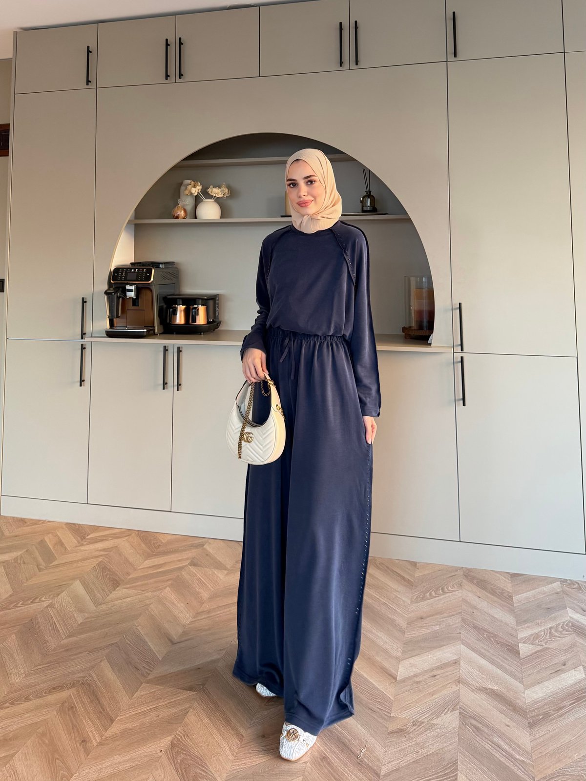 Claris Oysh Pantolonlu Takım Lacivert (4549)