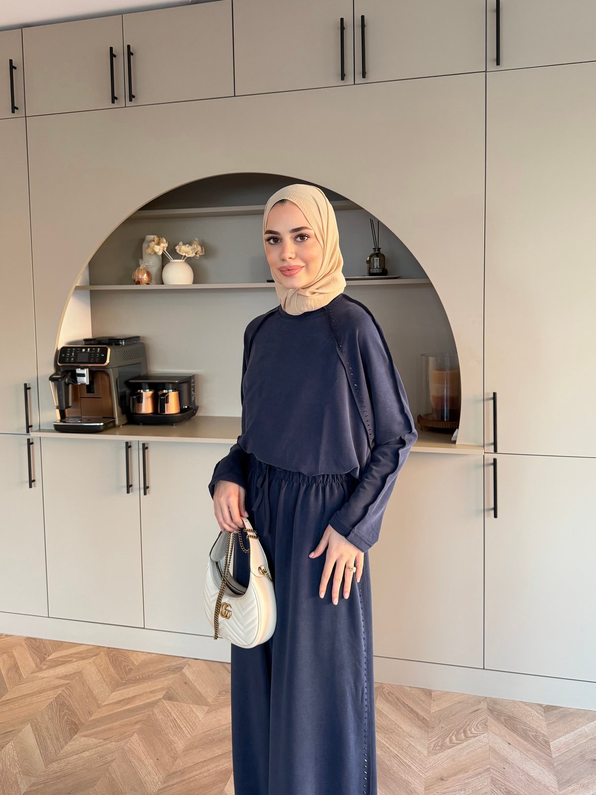 Claris Oysh Pantolonlu Takım Lacivert (4549)