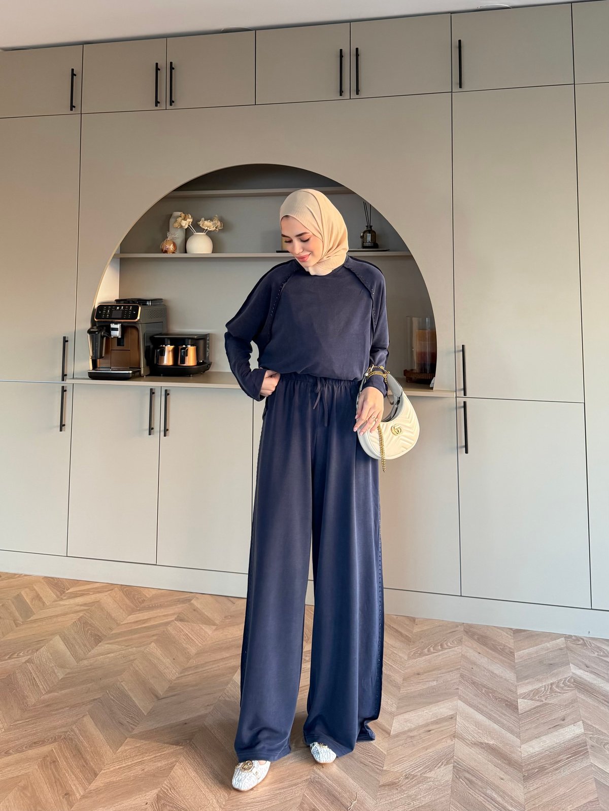 Claris Oysh Pantolonlu Takım Lacivert (4549)