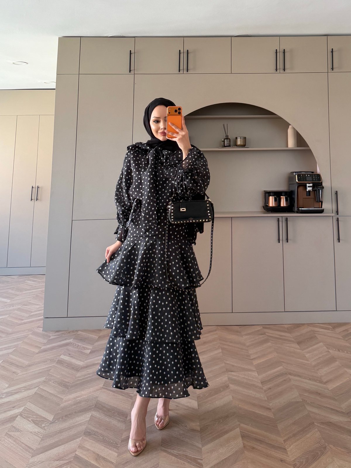 Code Kat Kat Puantiyeli Etekli Takım (2024)