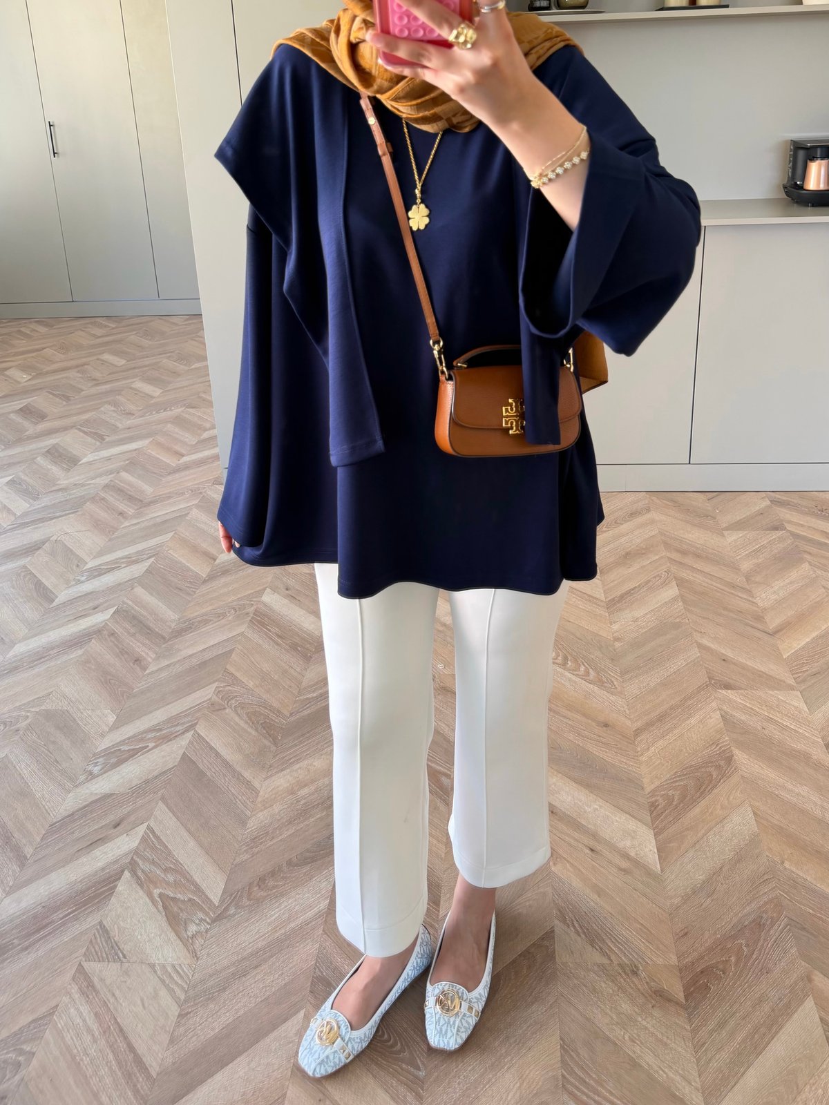 Cora Şal Yaka Sweat Lacivert (62401)