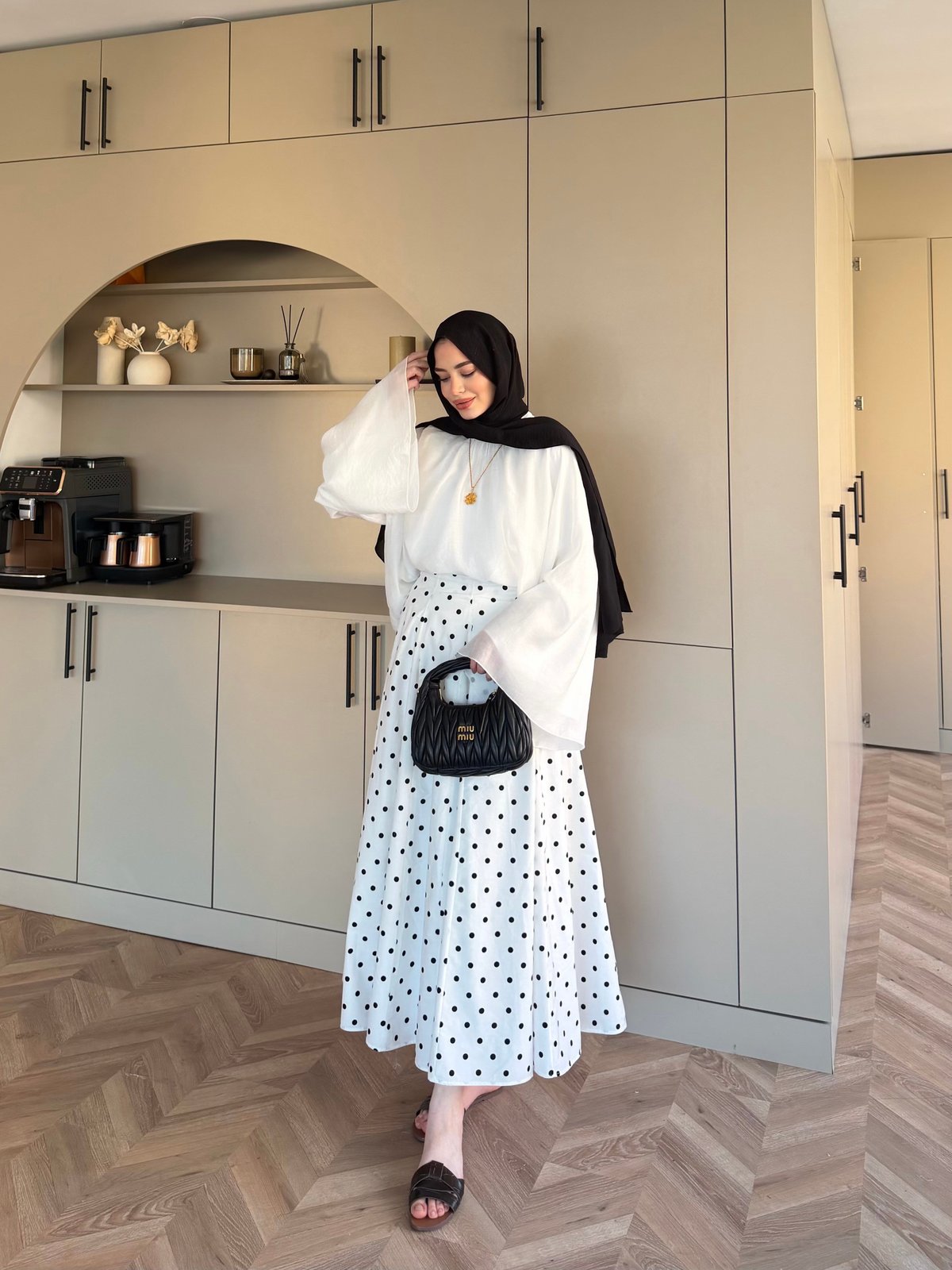Creamy Yarasa Kollu Bluz Ekru (3026)