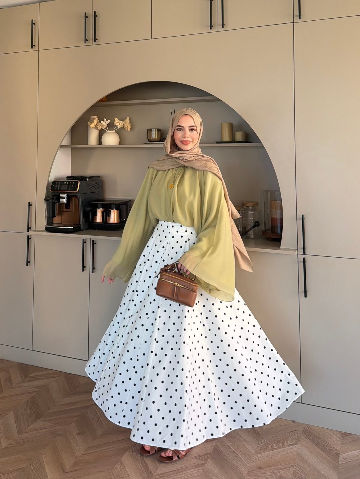 Creamy Yarasa Kollu Yağ Yeşili (3026)