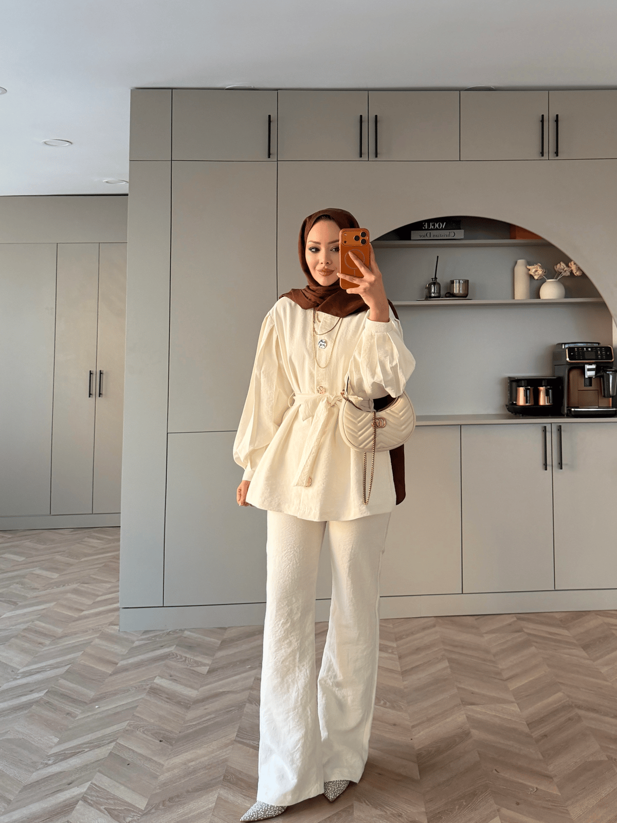 Daily Düğmeli Cupra Takım Ekru (2238)