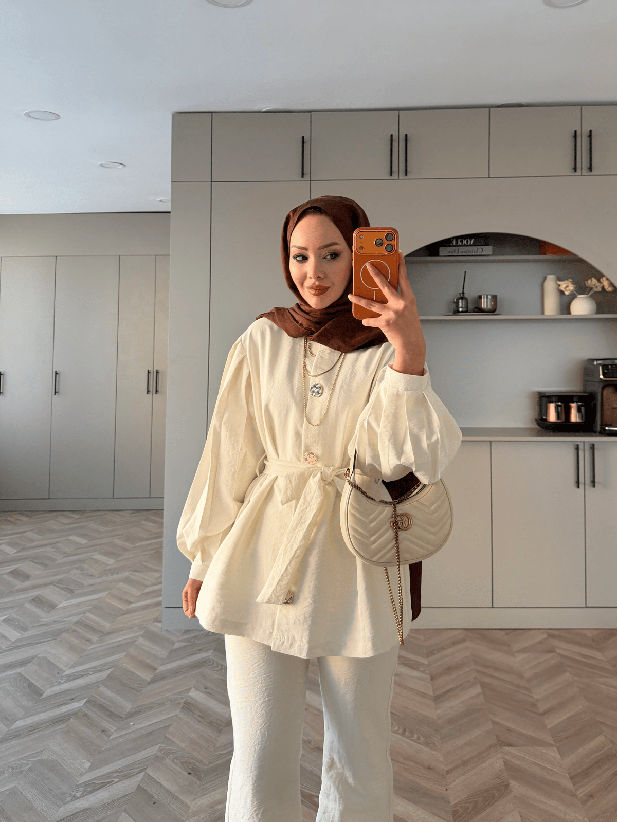 Daily Düğmeli Cupra Takım Ekru (2238)