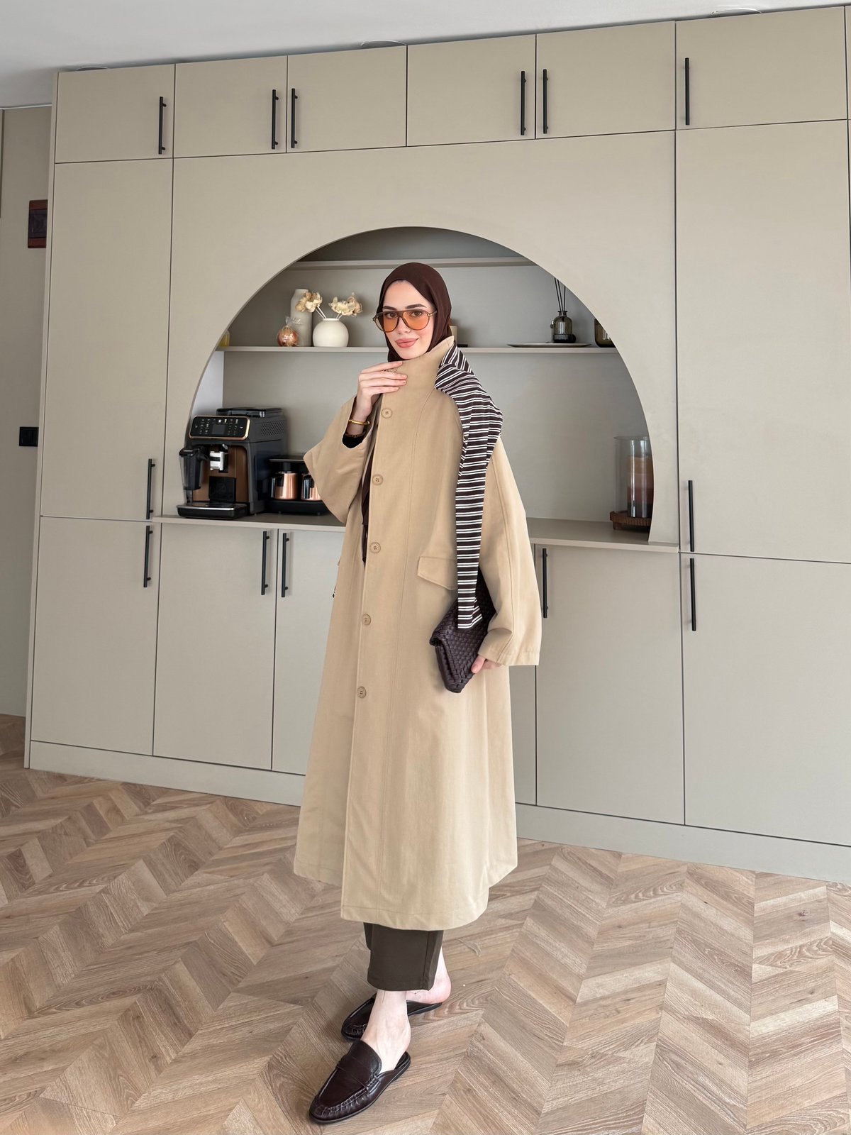 Delora Uzun Trenç Camel (4570)