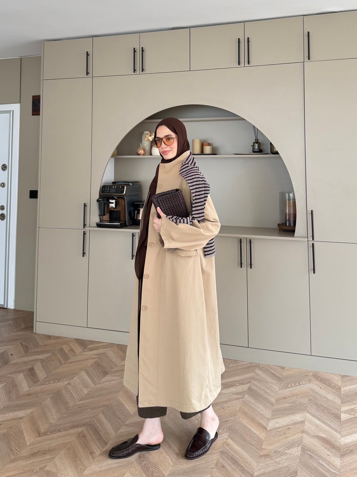 Delora Uzun Trenç Camel (4570)