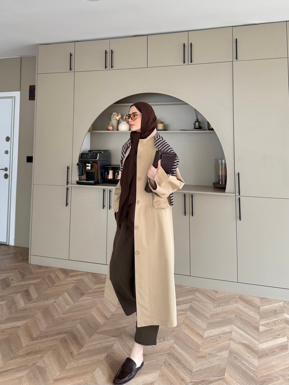 Delora Uzun Trenç Camel (4570)