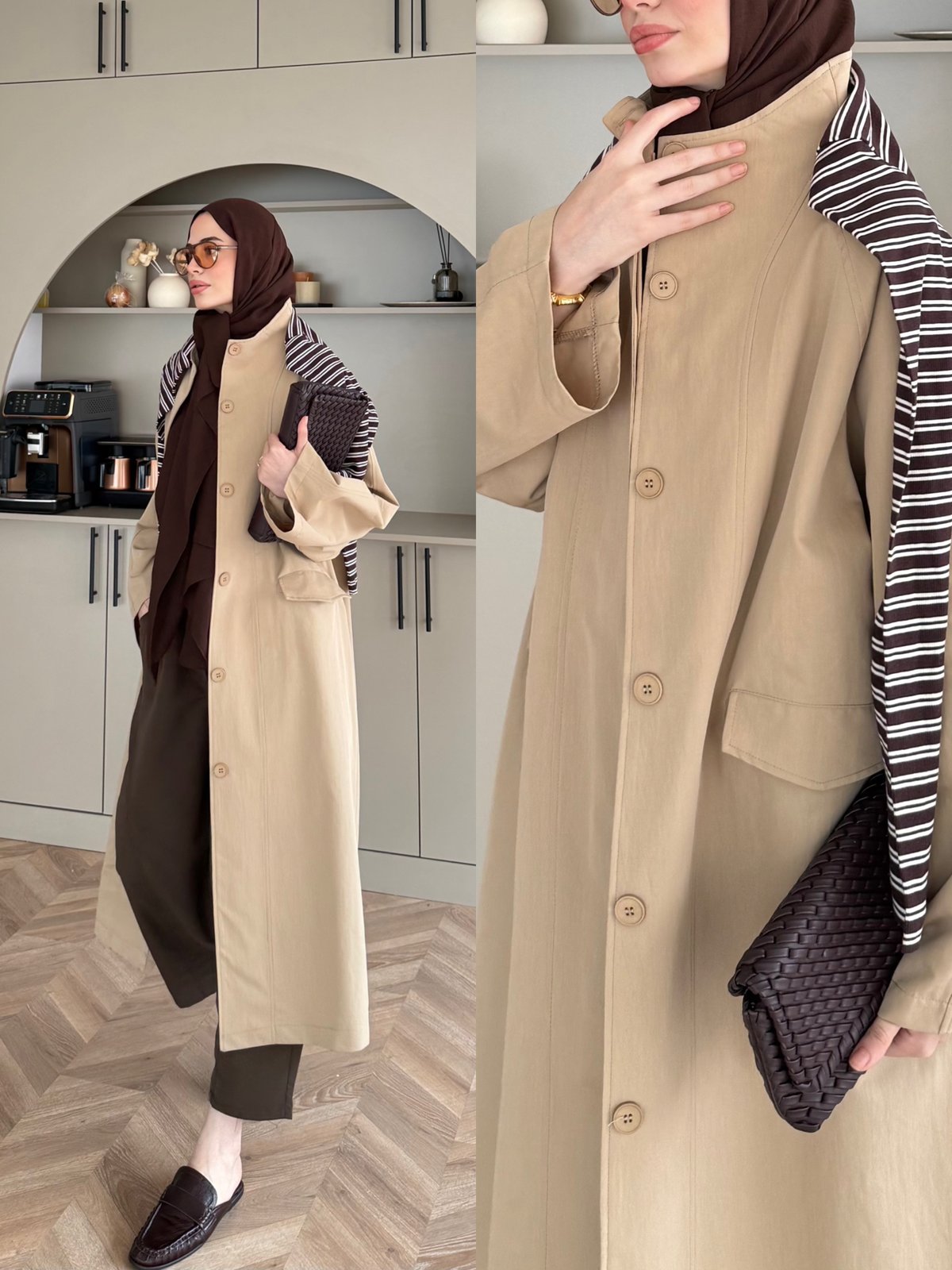 Delora Uzun Trenç Camel (4570)
