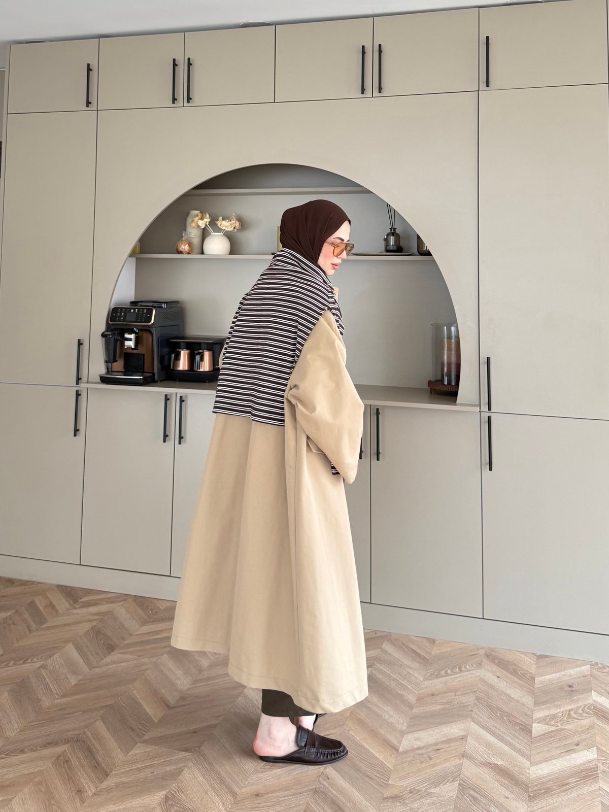 Delora Uzun Trenç Camel (4570)