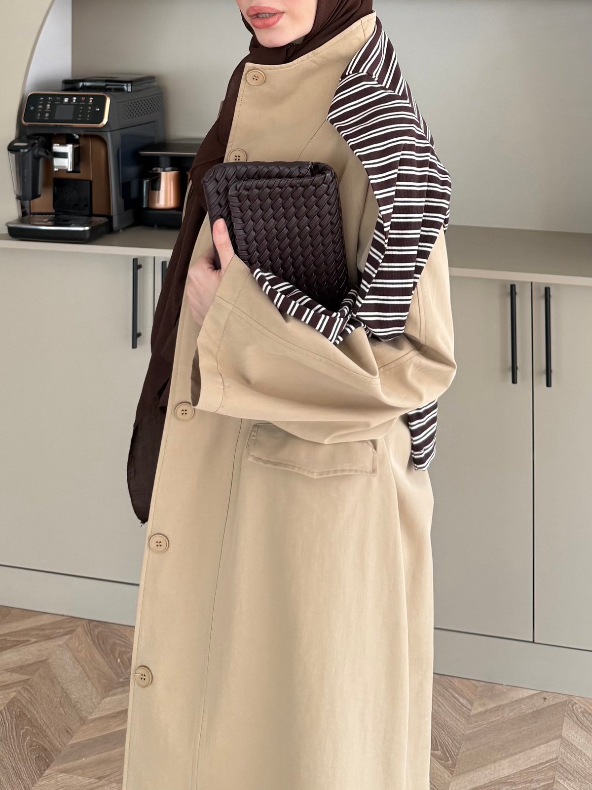 Delora Uzun Trenç Camel (4570)