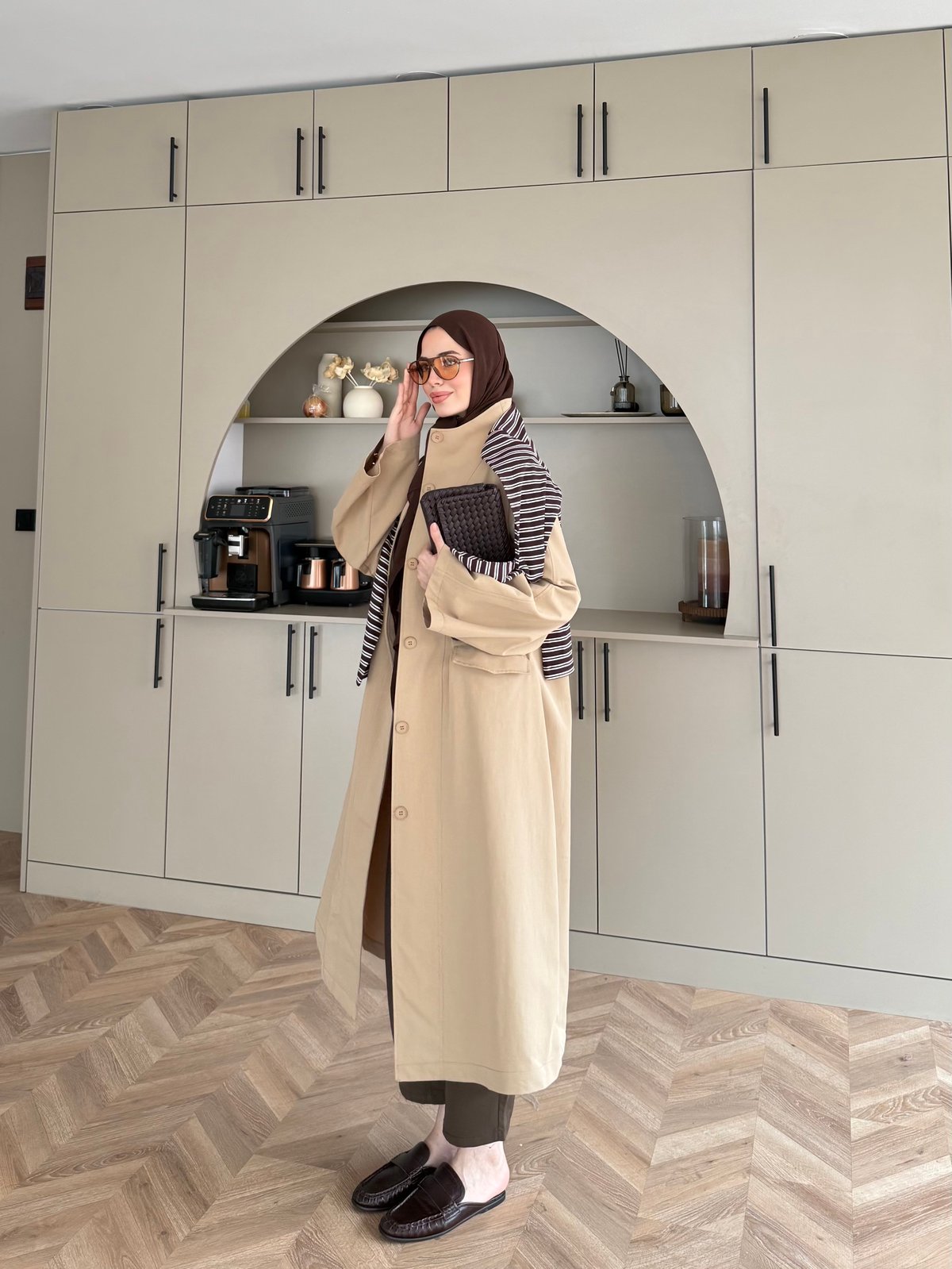 Delora Uzun Trenç Camel (4570)