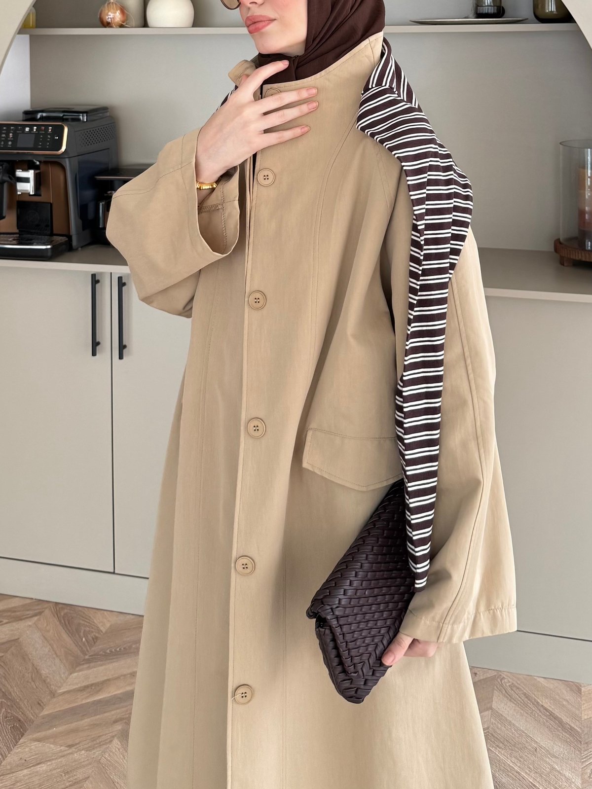 Delora Uzun Trenç Camel (4570)