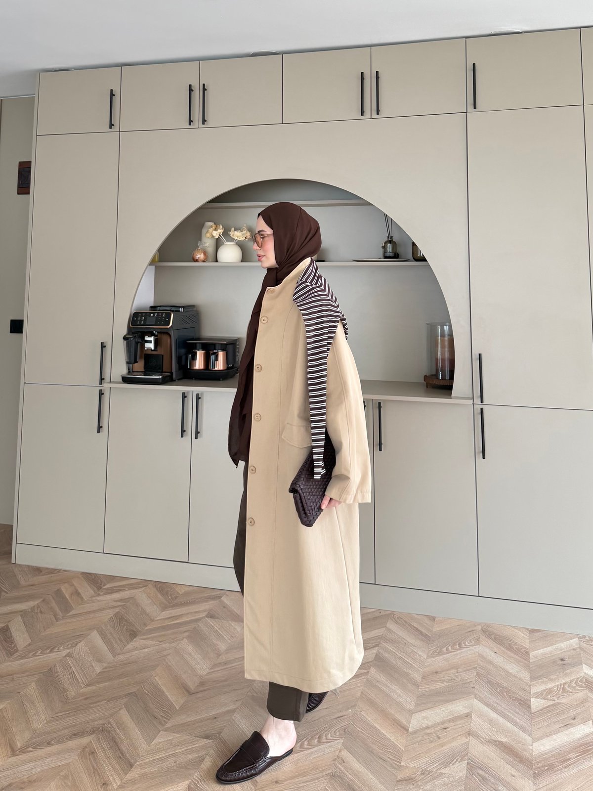 Delora Uzun Trenç Camel (4570)
