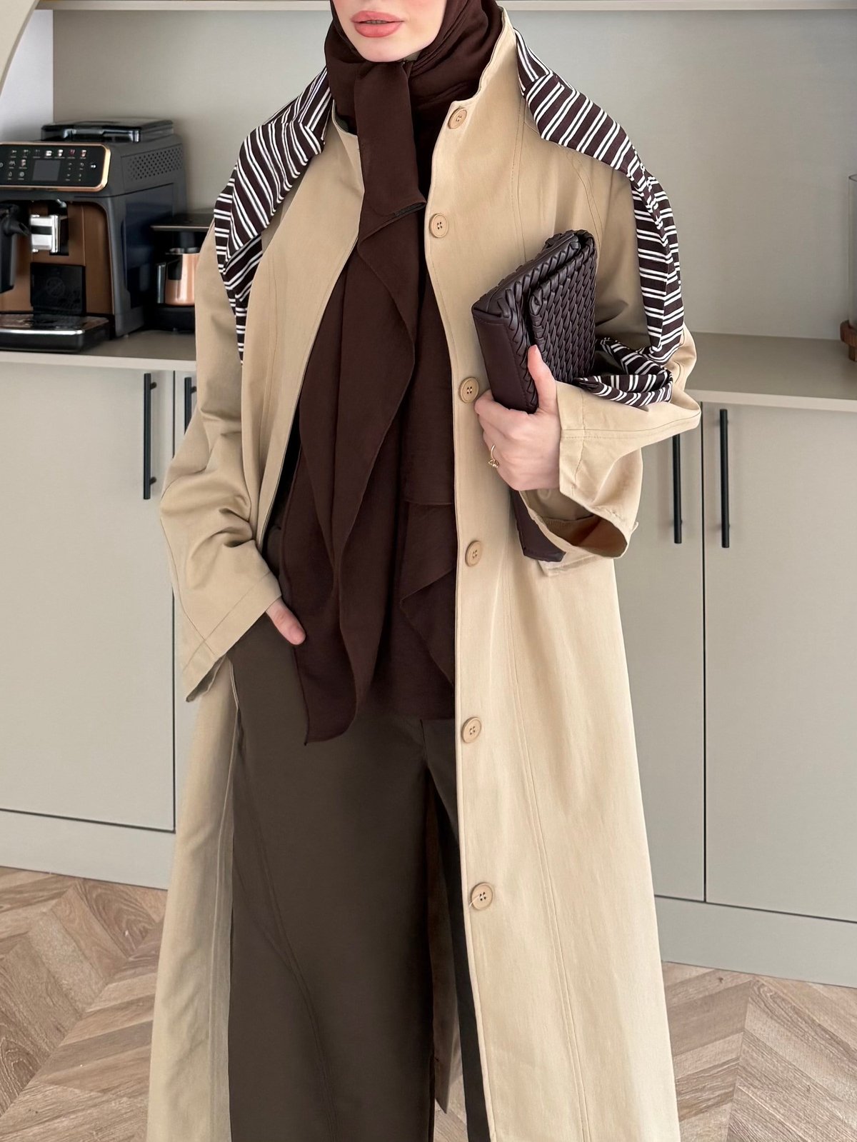 Delora Uzun Trenç Camel (4570)