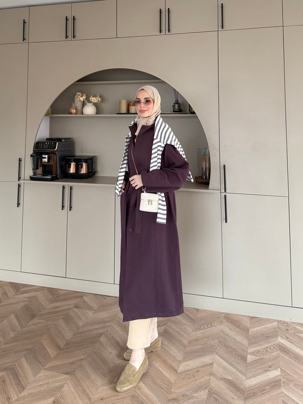 Delora Uzun Trenç Mürdüm (4570)