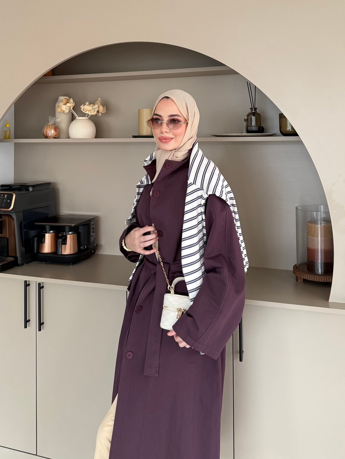 Delora Uzun Trenç Mürdüm (4570)