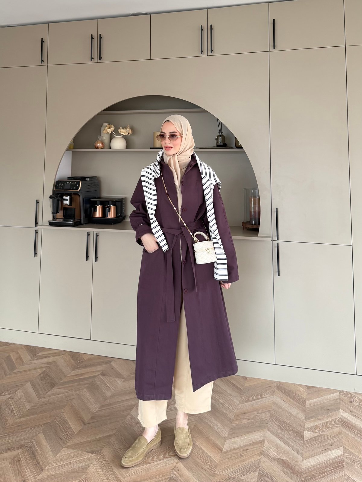 Delora Uzun Trenç Mürdüm (4570)