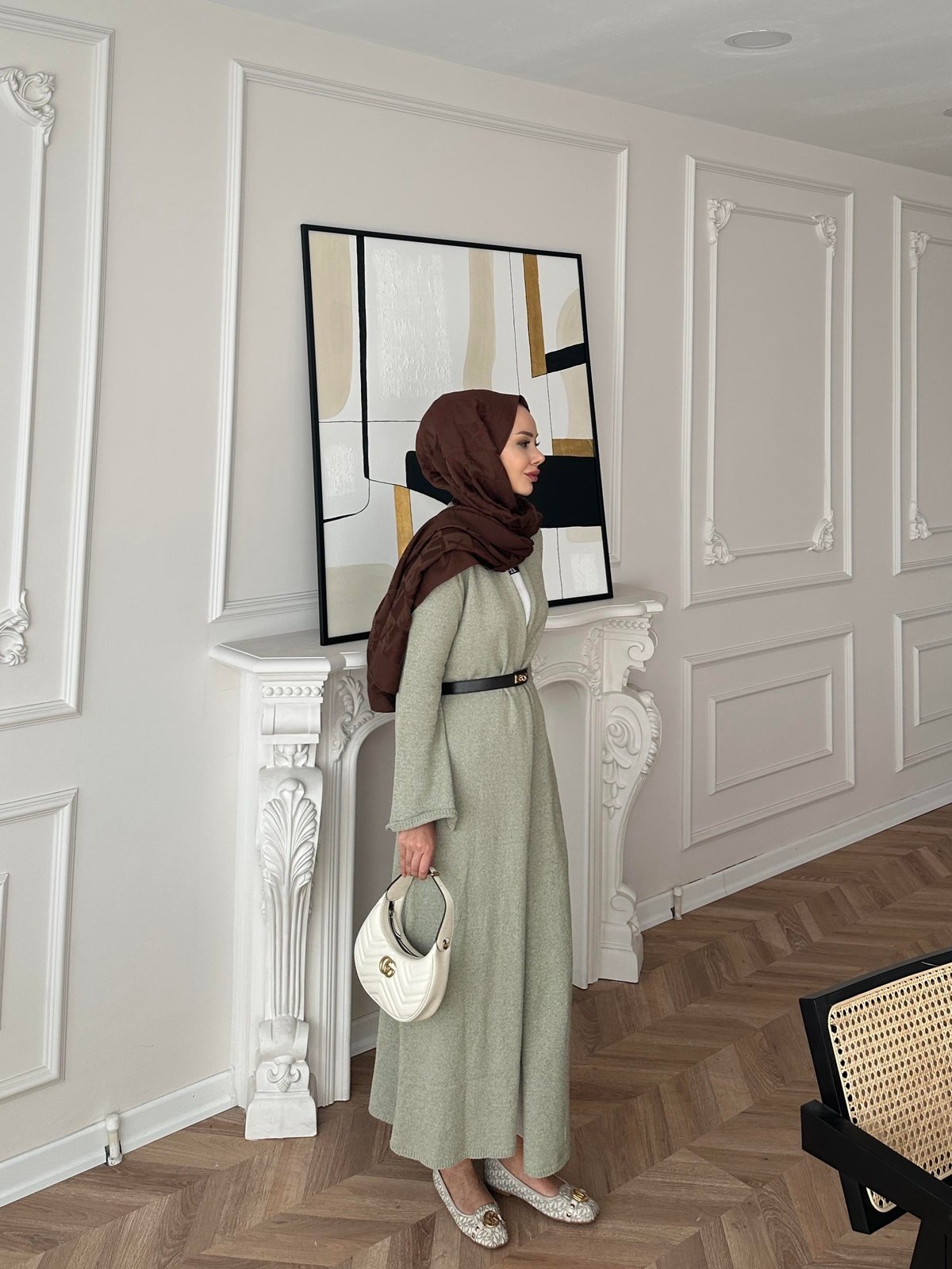 Dilay Triko Uzun Hırka Çağla 