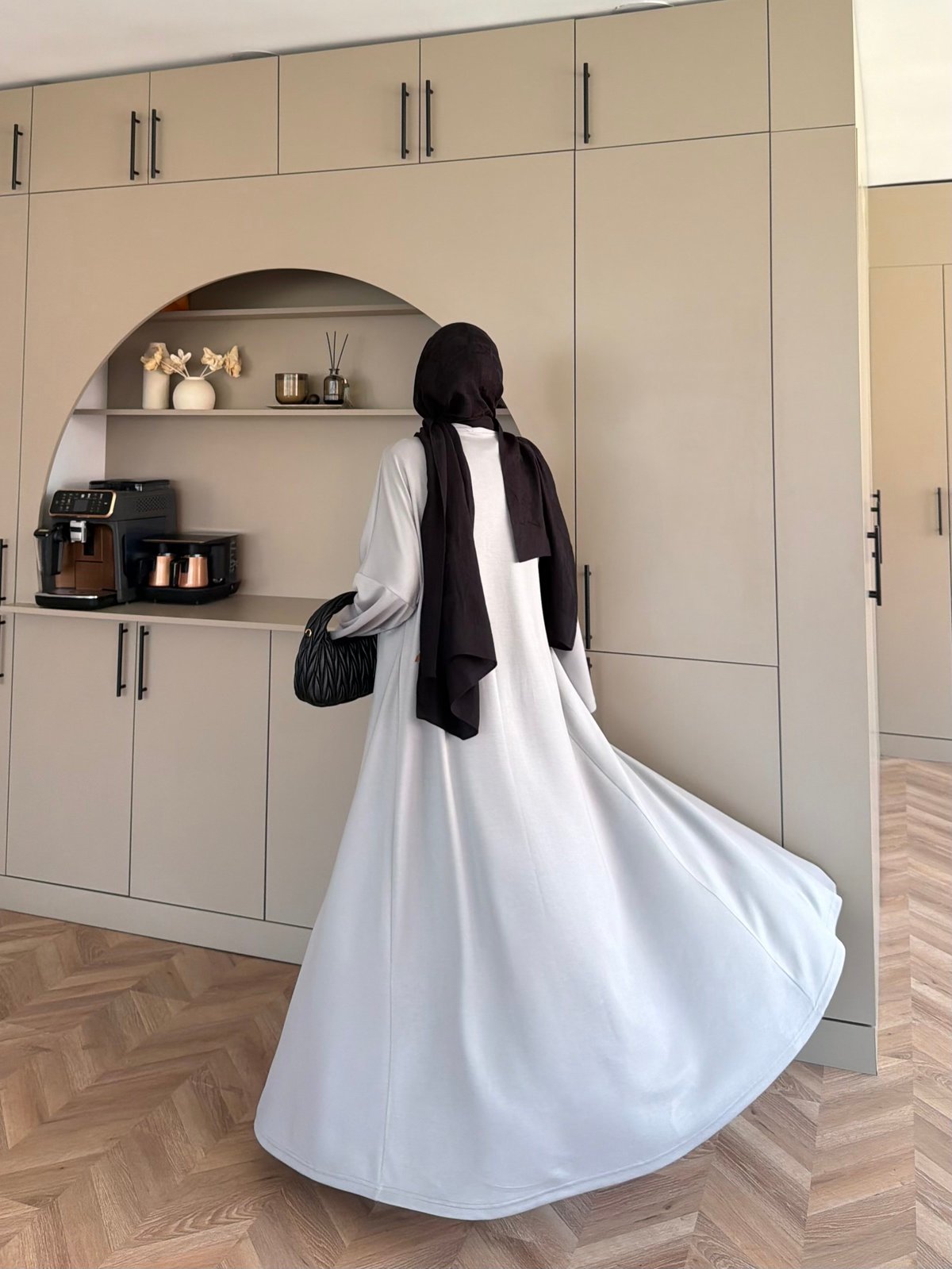 Ekin Kimono Pantolonlu Takım Gri (4510)