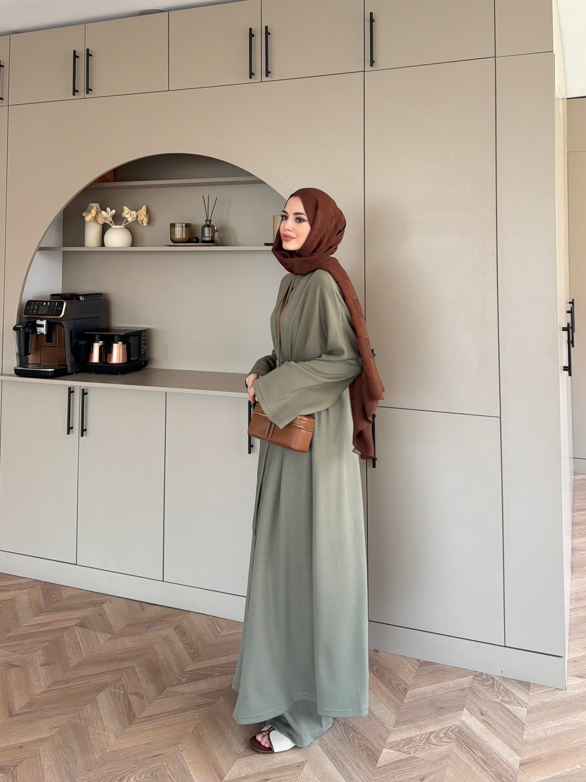 Ekin Kimono Pantolonlu Takım Haki (4510)